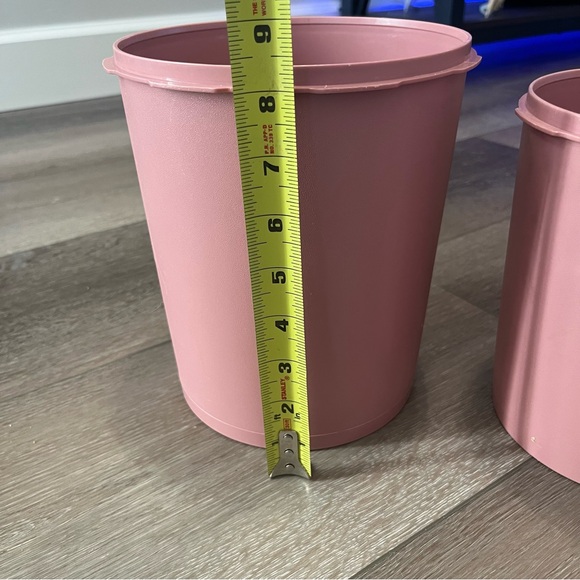 Vintage Tupperware Nesting Canister Dusty Rose - Picture 7 of 10